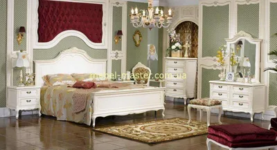 Купить белую мебель для спальни Версаль, фабрика Энигма в Киеве, Днепре,  Одессе, Львове