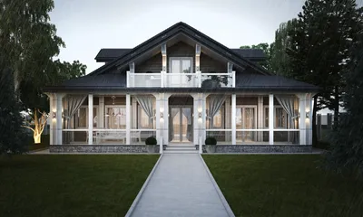 Проект дома в классическом стиле