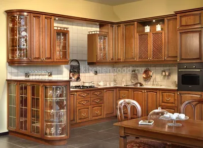 Кухня из массива дерева, модель 09 купить по цене 20000 рублей от  производителя в Москве