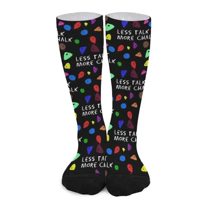 Смешные Меловые носки Less talk more, классные носки, смешные носки,  мужские оптовые партии | AliExpress