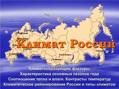 Россия. Климат по Кёппену - Россия - Каталог | Каталог векторных карт