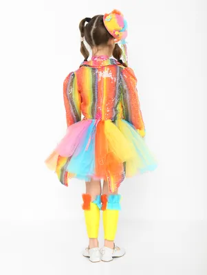 Карнавальный костюм \"Клоунесса\" Veneziano мультиколор (666843) купить по  цене 9 720 руб. в интернет-магазине ГУМ