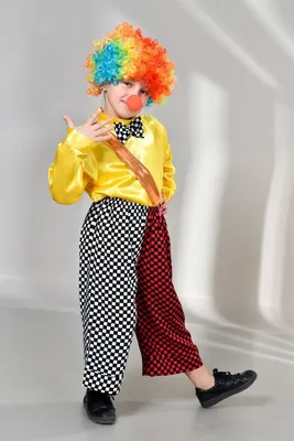 Костюм карнавальный \"Клоун Петя\" (Цв: Разноцветный Размер: 146 см) - купить  в Arte, цена на Мегамаркет