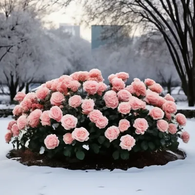 Шикарные клумбы с розами. Зимнее укрытие роз. - YouTube