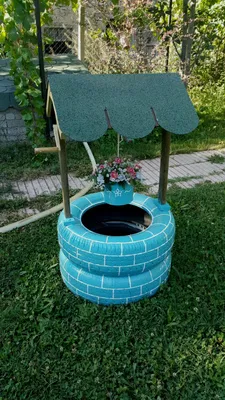 Самые красивые клумбы из покрышек своими руками (лучшие мастер-классы)