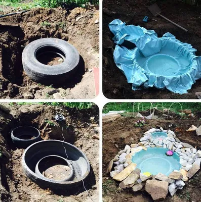 Клумбы из покрышек, Клумбы из покрышек своими руками