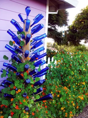 Цветы из пластиковых бутылок на даче! Идеи для дачи, сада - YouTube