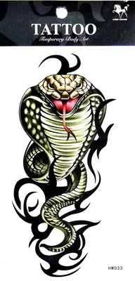 Cobra Tattoo PNG Transparent SVG Vector | OnlyGFX.com