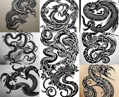 detailed amazing tattoo stencil of a floral cobra snake | Stable Diffusion  | OpenArt