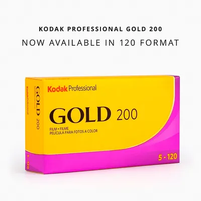Профессиональная фотопленка KODAK Gold 200 - тип 120 от компании  Fotoplenka.ua т. 099 967 63 33