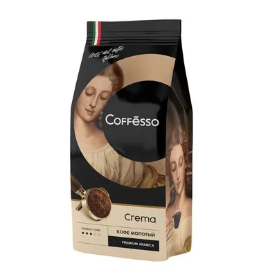 Купить оптом Кофе молотый Coffesso \"Crema\", 250 г на MAY24