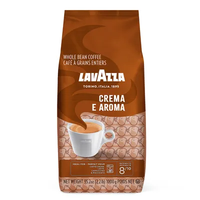 Lavazza Crema e Aroma Whole Bean Coffee Medium Roast 2.2 LB, 2.2 LB – Italy  Best Coffee