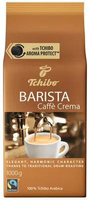 Кофе в зернах Tchibo barista caffe crema 1 кг - отзывы покупателей на  маркетплейсе Мегамаркет | Артикул: 100024355719