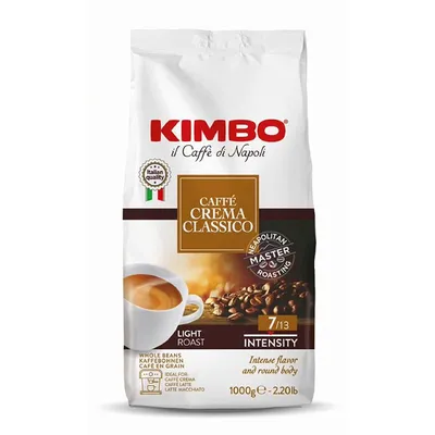 CREMA CLASSICO WHOLE BEAN - 1KG - 2.2lb Bag – Kimbo Coffee USA