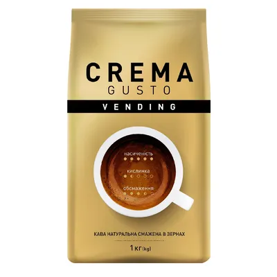 КОФЕ В ЗЕРНАХ “AMBASSADOR CREMA GUSTO”, 1 КГ | Magistr Coffee