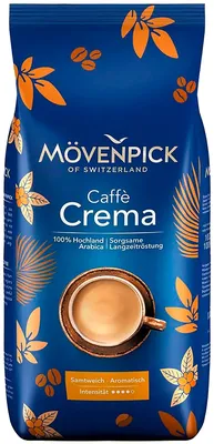 Кофе в зернах \"Movenpick Caffé Crema\", 1000 г — купить в интернет-магазине  по низкой цене на Яндекс Маркете