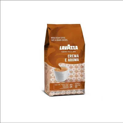 Amazon.com : Lavazza Crema E Aroma Whole Bean Coffee Blend, 2.2-Pound Bag ,  Balanced medium roast with an intense, earthy flavor and long lasting  crema, Non-GMO : Roasted Coffee Beans : Everything Else