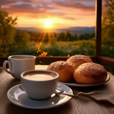 утренний кофе на солнечных лучах рассвета на берегу моря Стоковое  Изображение - изображение насчитывающей красивейшее, чувствительно:  215708177