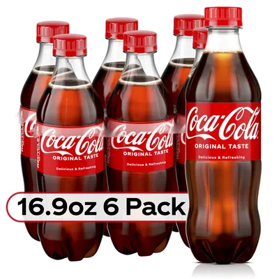 Coca-Cola Soda Pop, 16 fl oz Can - Walmart.com