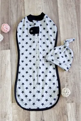 Пеленка кокон на молнии для новорожденных трикотажная, Black Stars - купить  товары для новорожденных, выгодная цена в Москве – интернет-магазин  Ellevill.org