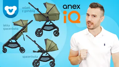 Прогулочная коляска Anex Air-X Black Ax-02L купить в Lapsi