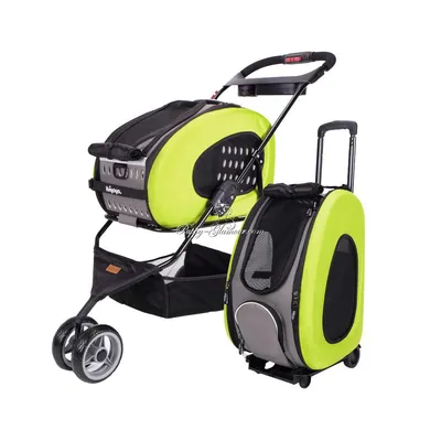 Ibiyaya коляска для животных до 20 кг CLEO Travel System Pet Stroller, 3 в  1: коляска, переноска, автокресло