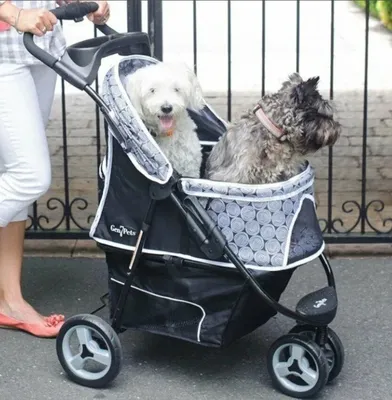 Купить Hundewagen Hundebuggy Katzen Pet Stroller mit 3 Rädern на Аукцион DE  из Германии с доставкой в Россию, Украину, Казахстан