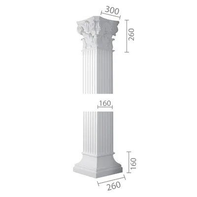 ⌕ Колонны из гипса в интерьере | гипсовая колонна на фасад - Экобуд - Львов