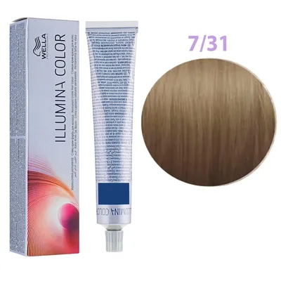 Краска для волос Wella Illumina Color № 7/31- купить | Tufishop.com.ua