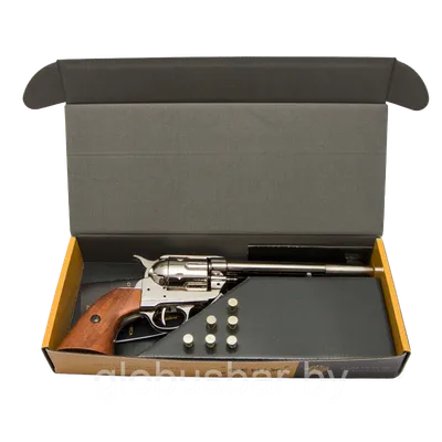 Револьвер калибр 45, США , Кольт, 1873 год, 7,5'' никелированный - купить  недорого в интернет-магазине с доставкой