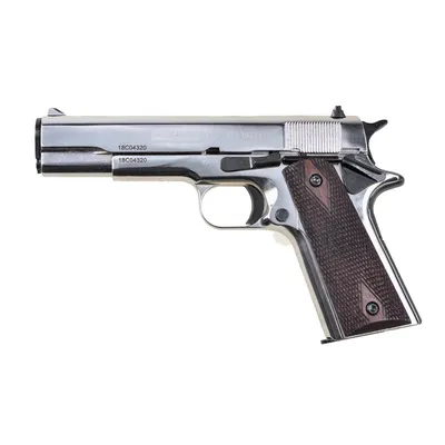 Купить охолощенный СХП пистолет Кольт 1911 хромированный (CLT 1911-СО) от  производителя в Москве по низкой цене