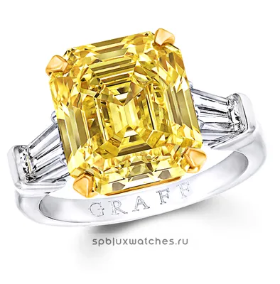 Купить Кольцо для помолвки graff classic graff emerald cut ring