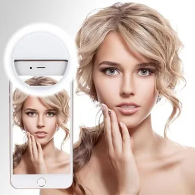 Универсальная светодиодная кольцевая вспышка для селфи, портативная  светодиодная лампа для мобильного телефона, светодиодная лампа для селфи,  светящийся кольцевой зажим для iPhone, Samsung – лучшие товары в  онлайн-магазине Джум Гик