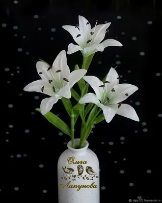 Лилия белая заказать в Уфе - цветочный магазин Флоранж