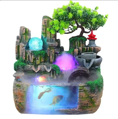Домашний фонтан сада стоковое изображение. изображение насчитывающей мебель  - 42404393