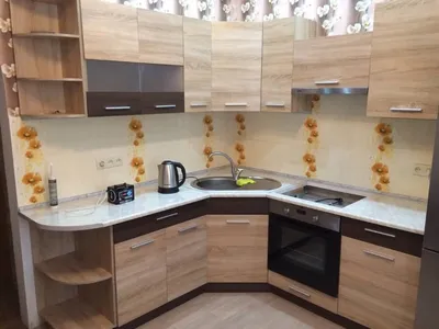 Модульная кухня Джаз 22 (2,5 м) с антресолями за 51700.00 руб. на заказ в  Москве и Московской области
