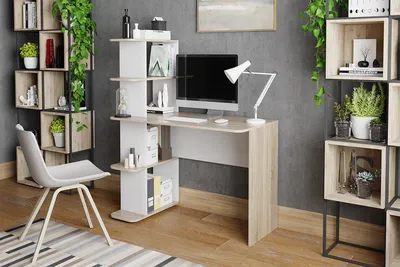 Компьютерный стол №10 дуб белфорд/венге» купить в интернет-магазине - 431  руб.