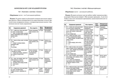 Комплексы общеразвивающих упражнений в парах и у гимнастической стенке