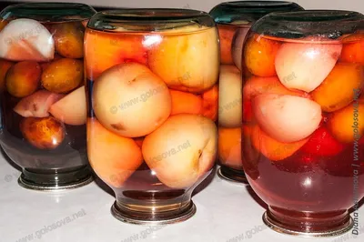 Компот из персиков и абрикосов на зиму — рецепт с фото пошагово