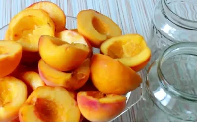 Компот из персиков на зиму - рецепт автора Ekaterina