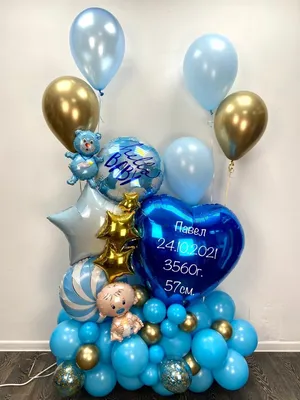 Композиция из воздушных шаров - Заказать воздушные шары с доставкой по  Екатеринбургу \"ШарыДляВас\"