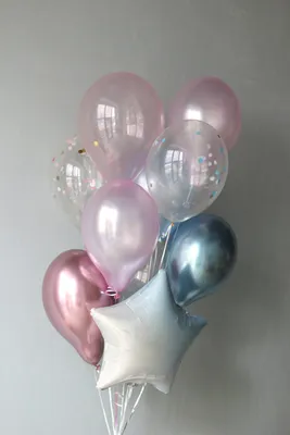 Композиция из гелиевых шаров День рождения № 127 купить в интернет-магазине  в Самаре