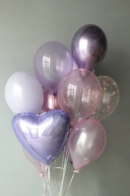 Композиция из воздушных шаров на день рождения