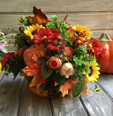 Осенние композиции из цветов своими руками | блог интернет - магазина  АртФлора