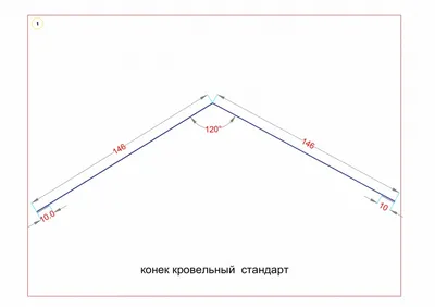Конек для металлочерепицы 115х30х115 мм 2 м плоский с пазом графитово-серый  RAL 7024 - купить в Москве ✓ | ТехноСтрой