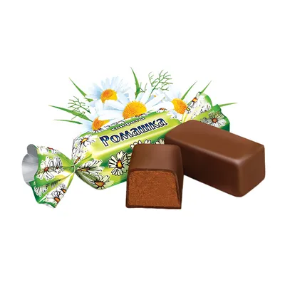 Конфеты Ромашка, Рошен, 0.22 кг/ 0.5 паунда | $3.99 - купить на  RussianFoodUSA