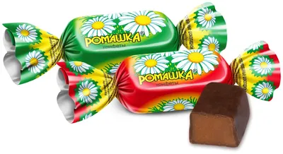 Конфеты РотФронт Ромашки 250 г с бесплатной доставкой на дом из «ВкусВилл»  | Владимир