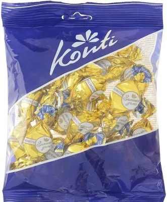 Конфеты глазированные «Konti» Золотая лилия с цельным орехом, 1 кг купить в  Минске: недорого в интернет-магазине Едоставка