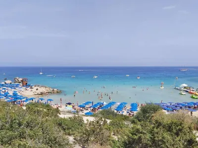 Пляж Коннос Бэй на мысе Греко, Протарас Кипр