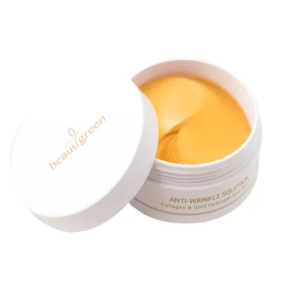 Корейские гидрогелевые патчи Petitfee Gold hydrogel eye patch +5 golden  complex | Отзывы покупателей | Косметиста